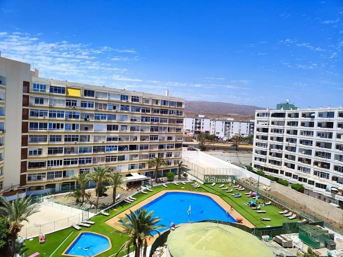 شقة Residencial Los Molinos Con Piscina, Tv Internacional Y Wifi بلايا ديل إنغلز إسبانيا